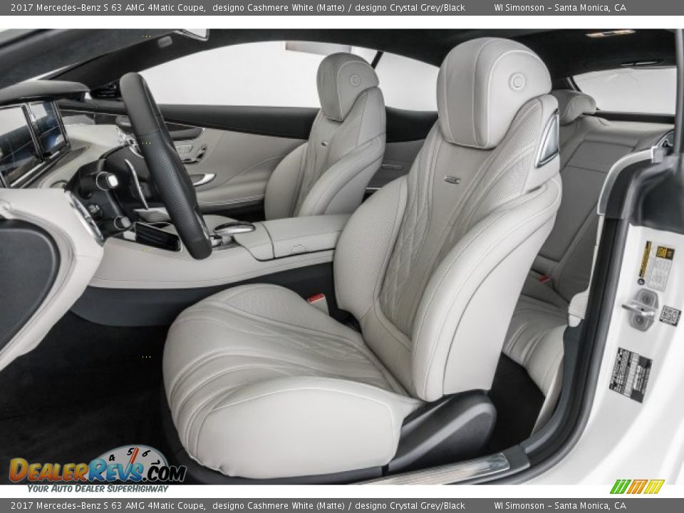 Front Seat of 2017 Mercedes-Benz S 63 AMG 4Matic Coupe Photo #16