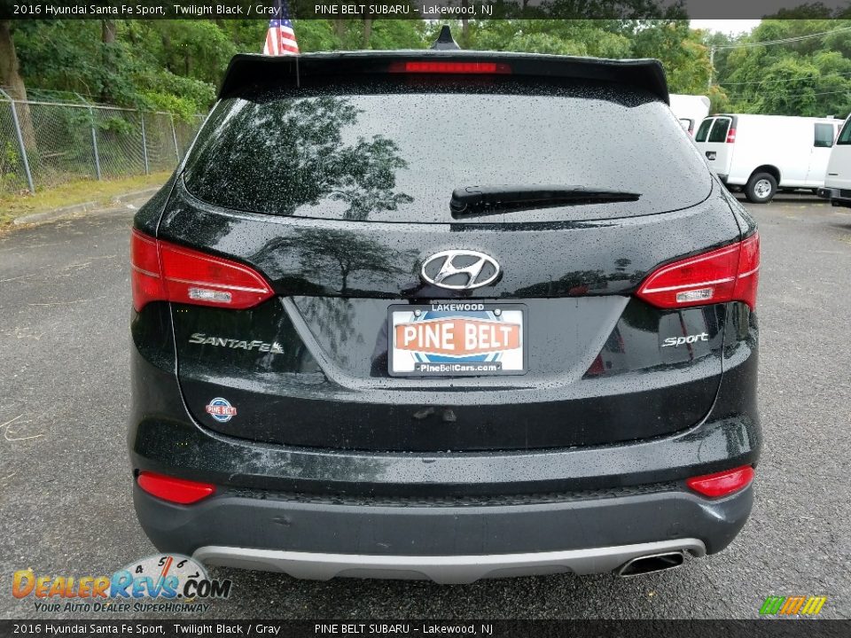 2016 Hyundai Santa Fe Sport Twilight Black / Gray Photo #6