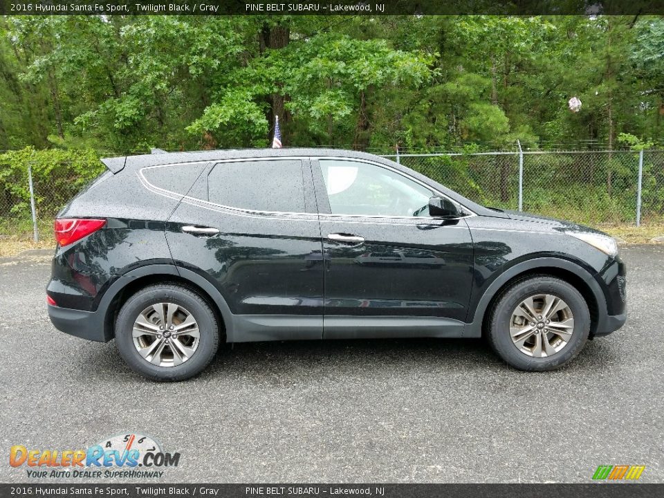 2016 Hyundai Santa Fe Sport Twilight Black / Gray Photo #8