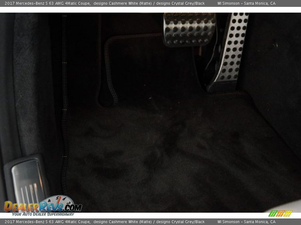 2017 Mercedes-Benz S 63 AMG 4Matic Coupe designo Cashmere White (Matte) / designo Crystal Grey/Black Photo #23