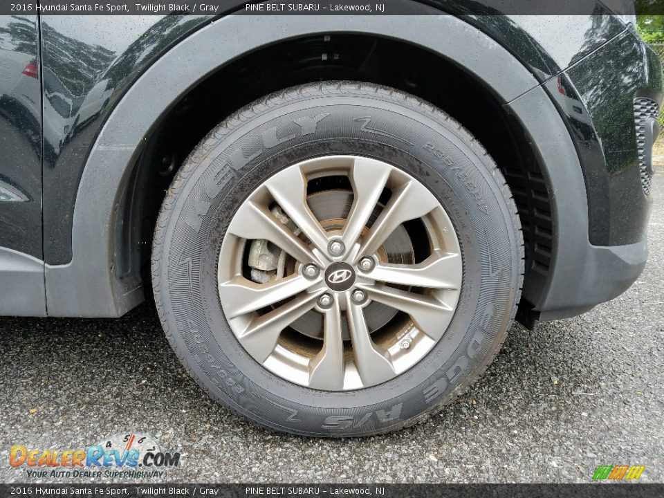 2016 Hyundai Santa Fe Sport Twilight Black / Gray Photo #9