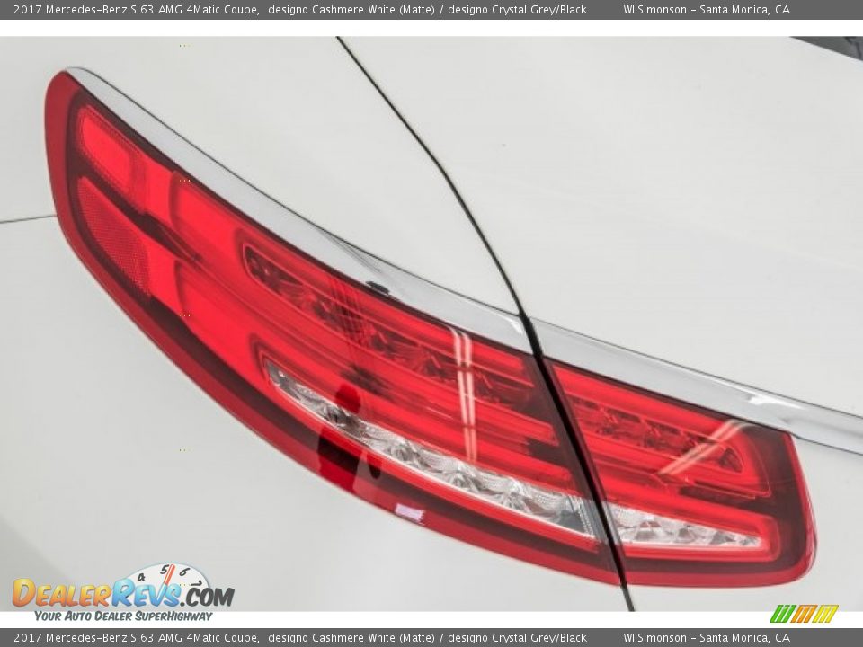 2017 Mercedes-Benz S 63 AMG 4Matic Coupe designo Cashmere White (Matte) / designo Crystal Grey/Black Photo #25