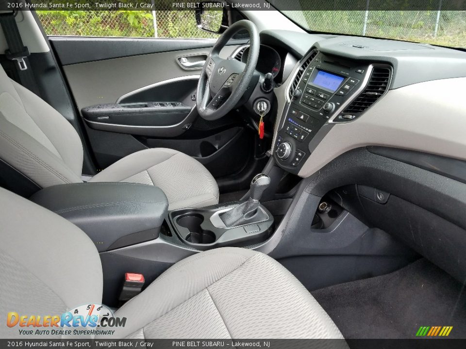 2016 Hyundai Santa Fe Sport Twilight Black / Gray Photo #11