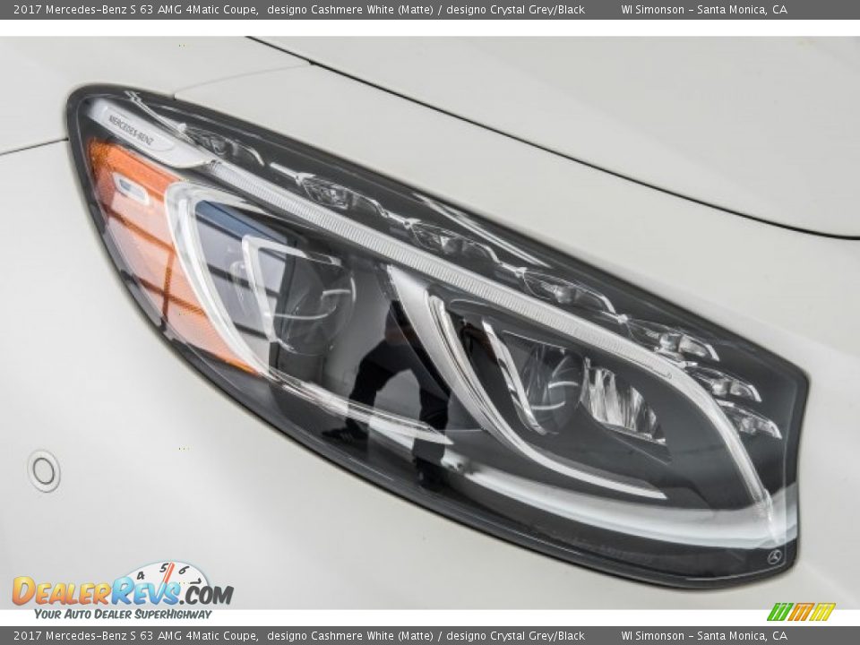 2017 Mercedes-Benz S 63 AMG 4Matic Coupe designo Cashmere White (Matte) / designo Crystal Grey/Black Photo #31