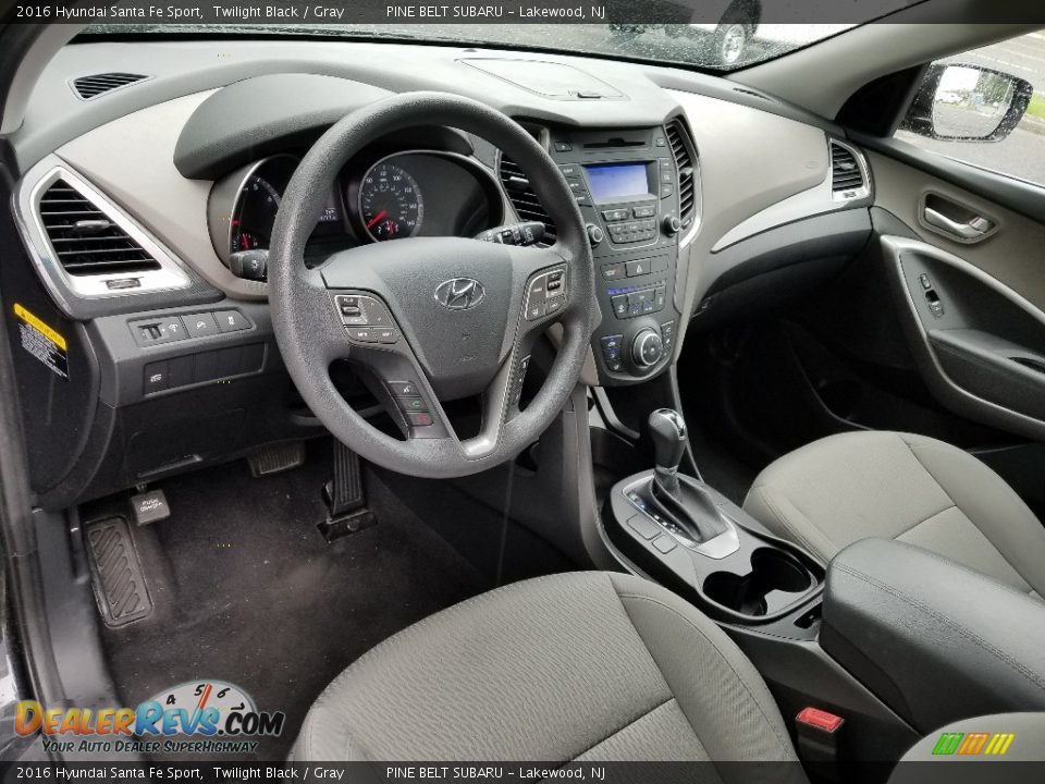 2016 Hyundai Santa Fe Sport Twilight Black / Gray Photo #14