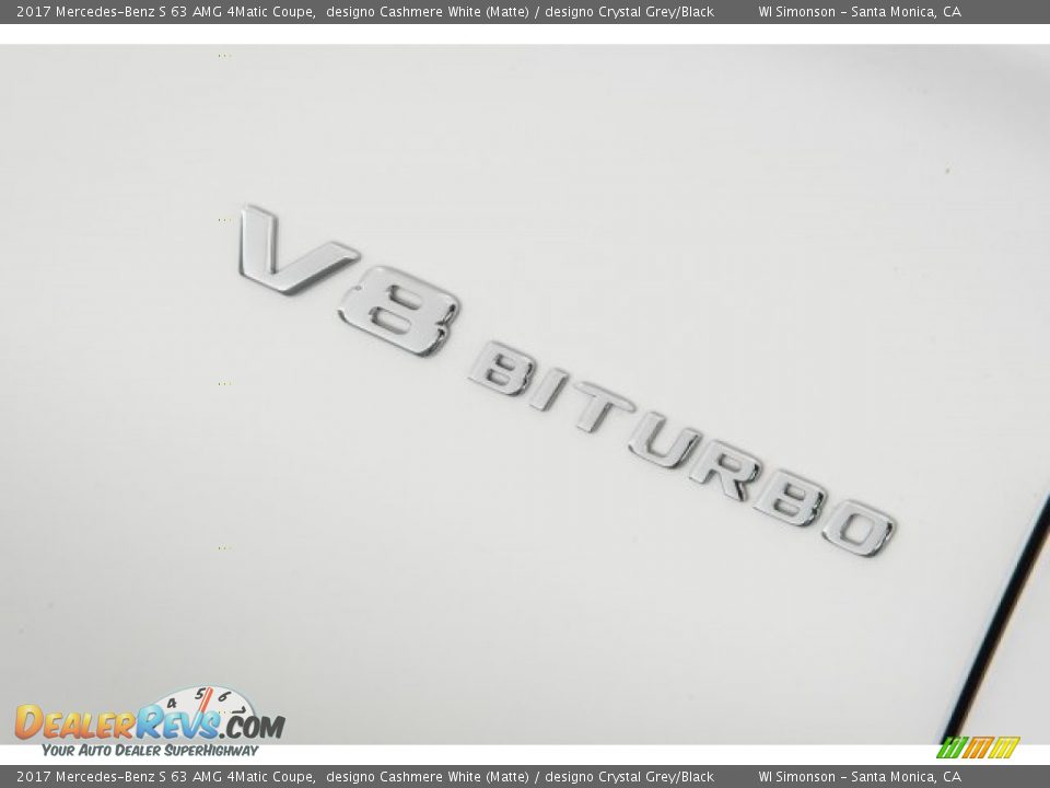 2017 Mercedes-Benz S 63 AMG 4Matic Coupe designo Cashmere White (Matte) / designo Crystal Grey/Black Photo #33
