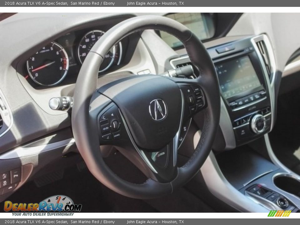 2018 Acura TLX V6 A-Spec Sedan San Marino Red / Ebony Photo #31