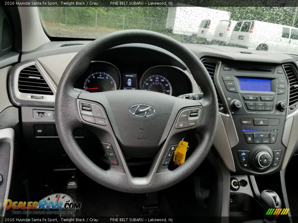 2016 Hyundai Santa Fe Sport Twilight Black / Gray Photo #16