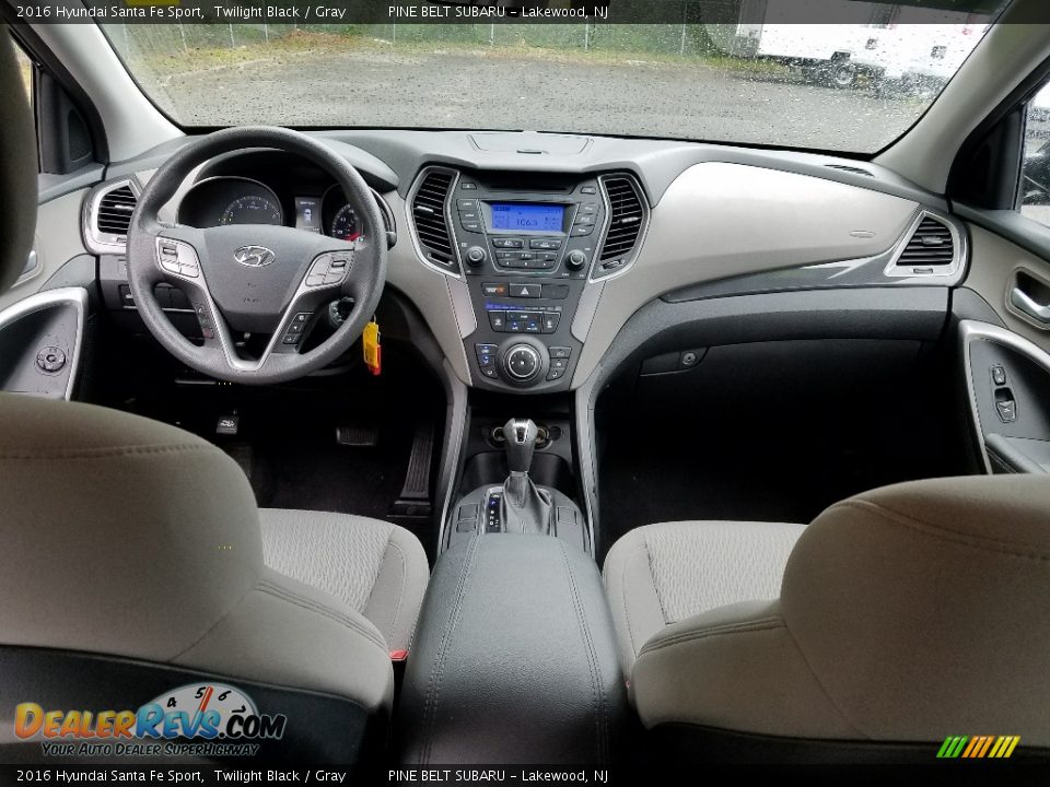 2016 Hyundai Santa Fe Sport Twilight Black / Gray Photo #17