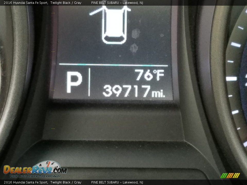 2016 Hyundai Santa Fe Sport Twilight Black / Gray Photo #20