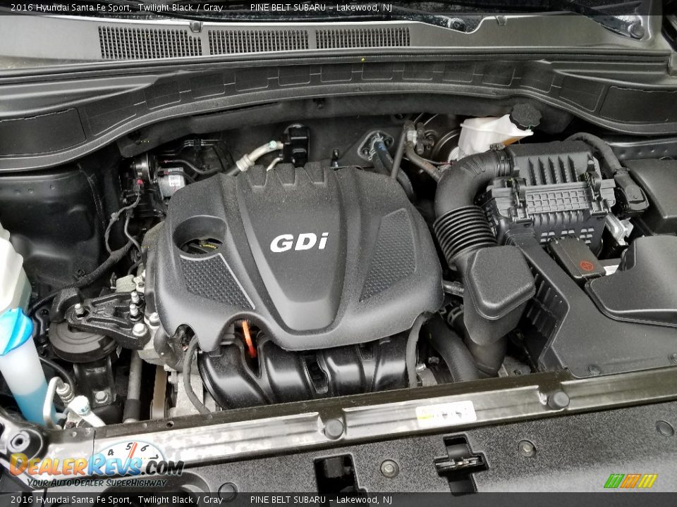 2016 Hyundai Santa Fe Sport Twilight Black / Gray Photo #30