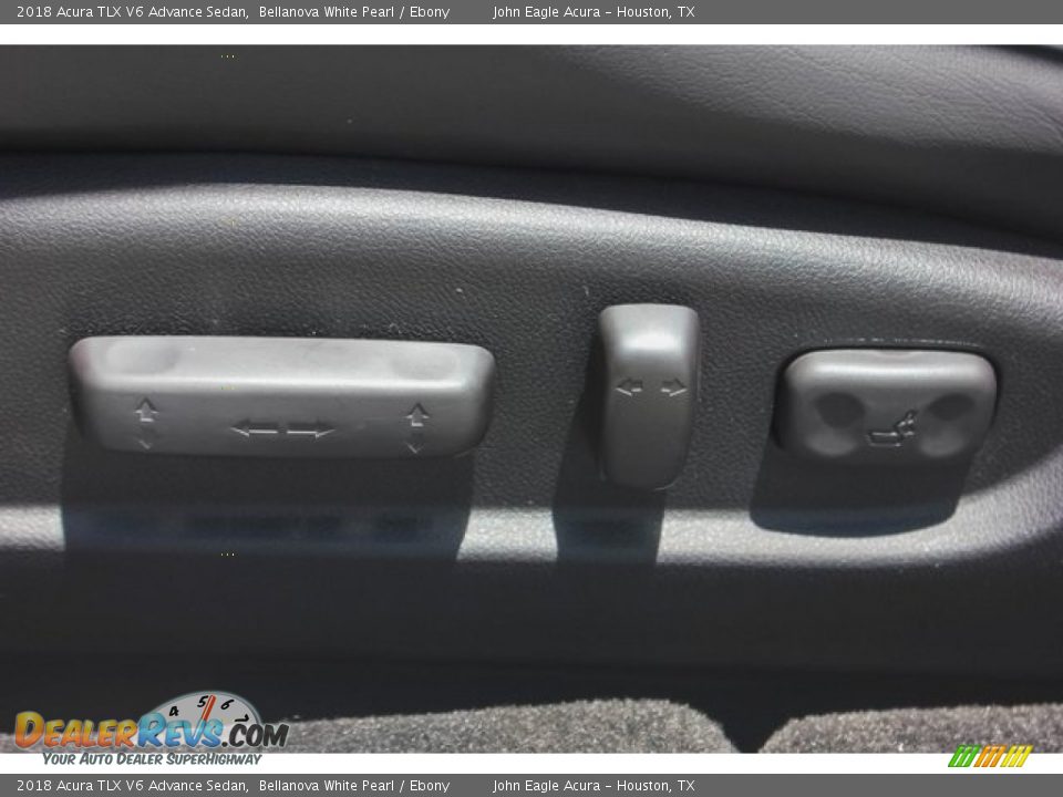 2018 Acura TLX V6 Advance Sedan Bellanova White Pearl / Ebony Photo #13