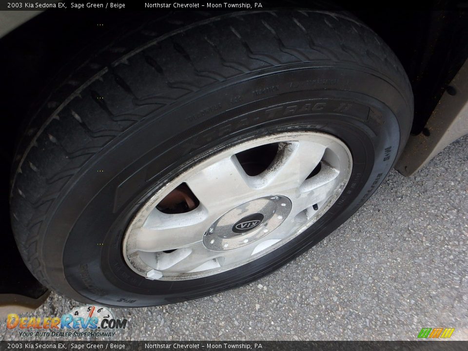 2003 Kia Sedona EX Sage Green / Beige Photo #7