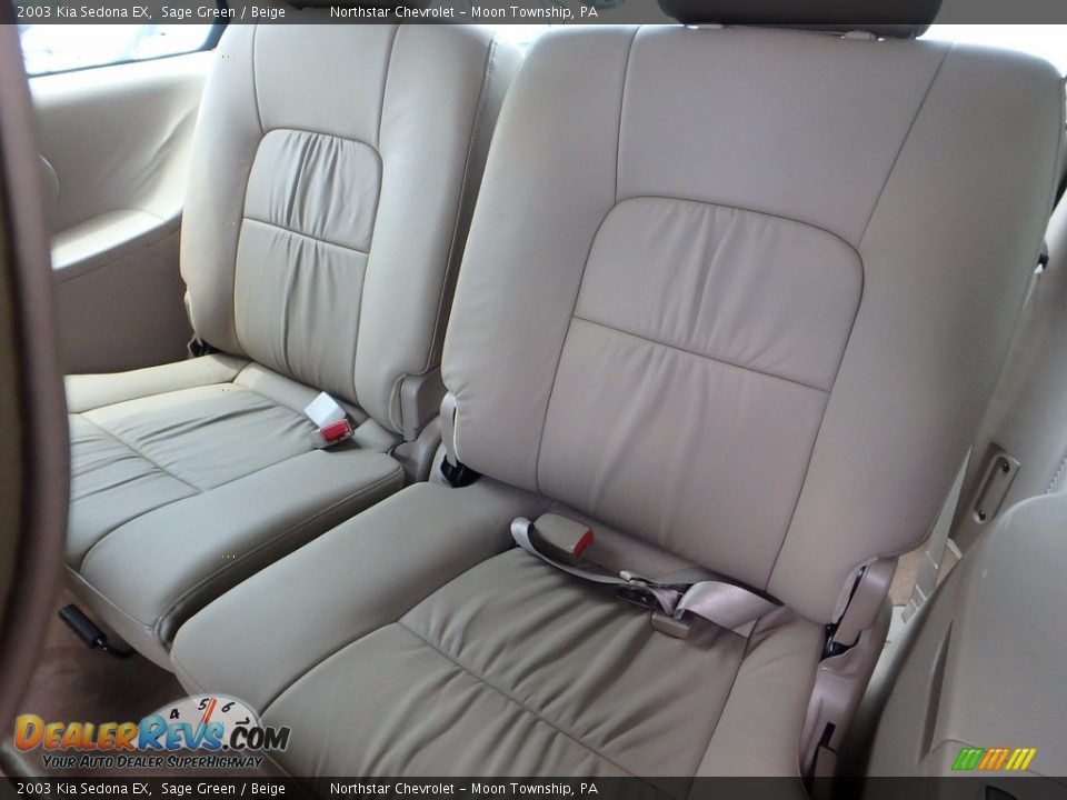 2003 Kia Sedona EX Sage Green / Beige Photo #10