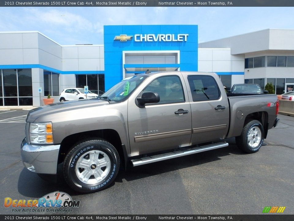 2013 Chevrolet Silverado 1500 LT Crew Cab 4x4 Mocha Steel Metallic / Ebony Photo #1