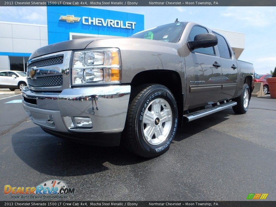 2013 Chevrolet Silverado 1500 LT Crew Cab 4x4 Mocha Steel Metallic / Ebony Photo #2
