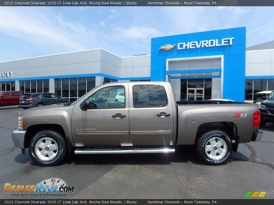 2013 Chevrolet Silverado 1500 LT Crew Cab 4x4 Mocha Steel Metallic / Ebony Photo #3