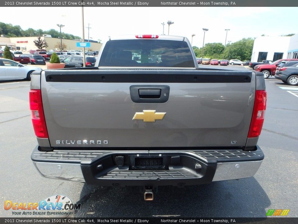 2013 Chevrolet Silverado 1500 LT Crew Cab 4x4 Mocha Steel Metallic / Ebony Photo #6