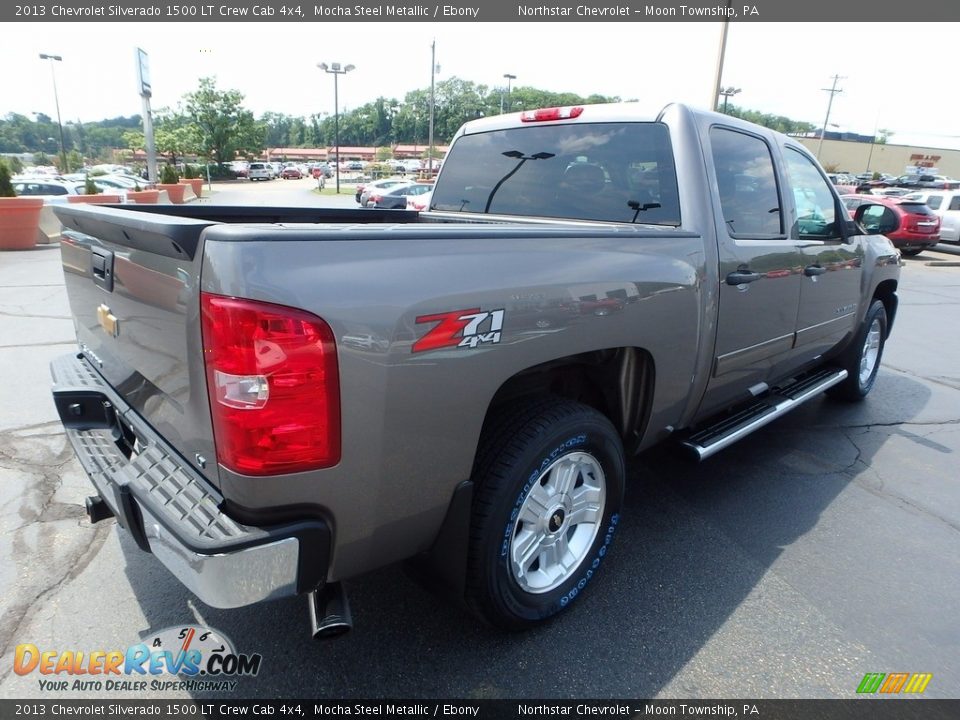 2013 Chevrolet Silverado 1500 LT Crew Cab 4x4 Mocha Steel Metallic / Ebony Photo #7