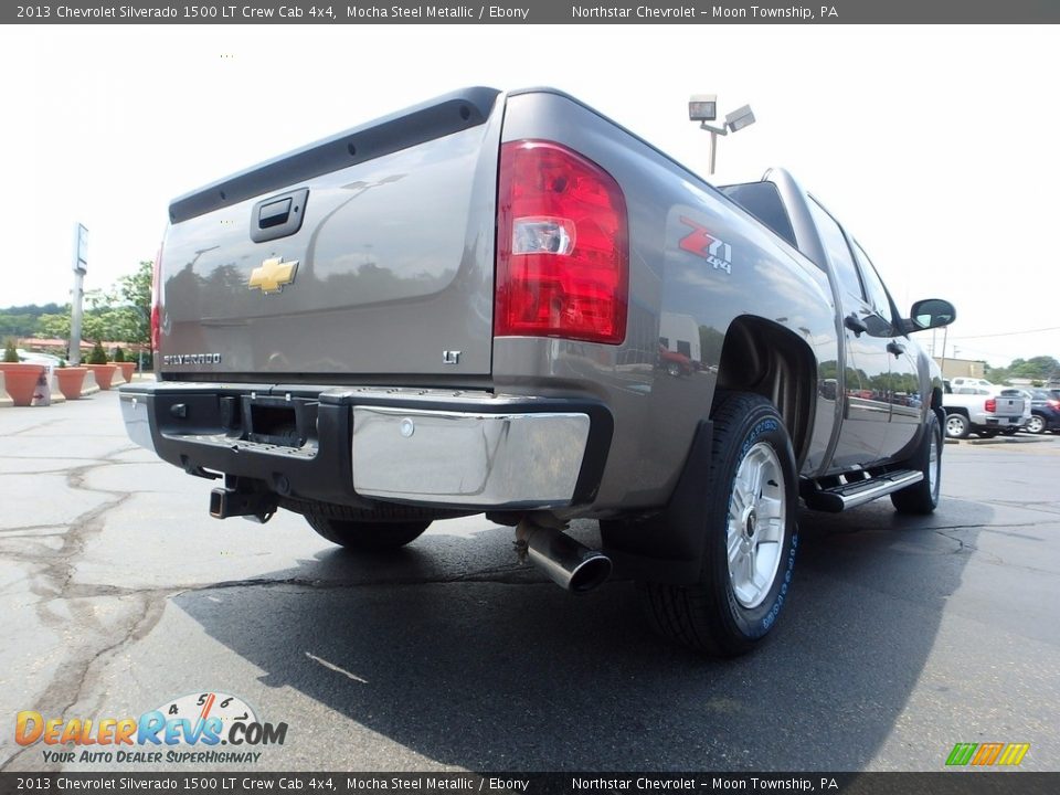 2013 Chevrolet Silverado 1500 LT Crew Cab 4x4 Mocha Steel Metallic / Ebony Photo #8