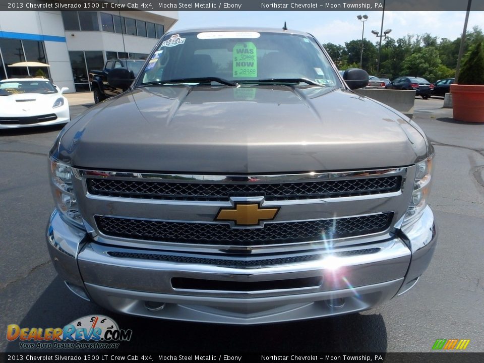 2013 Chevrolet Silverado 1500 LT Crew Cab 4x4 Mocha Steel Metallic / Ebony Photo #12
