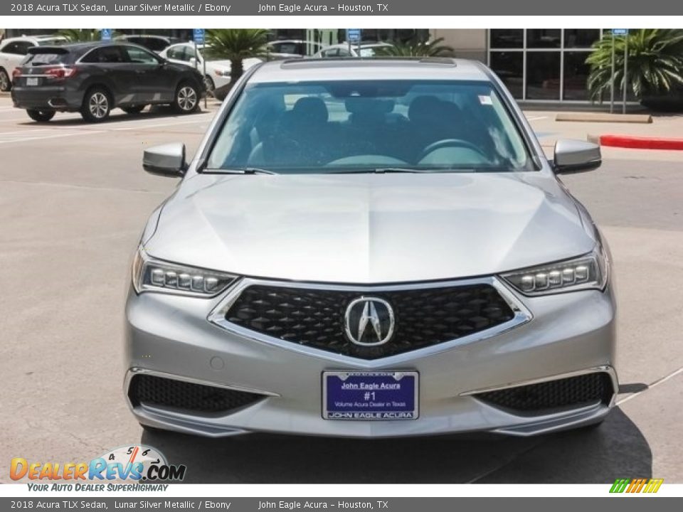 2018 Acura TLX Sedan Lunar Silver Metallic / Ebony Photo #2