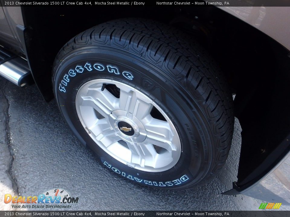 2013 Chevrolet Silverado 1500 LT Crew Cab 4x4 Mocha Steel Metallic / Ebony Photo #13