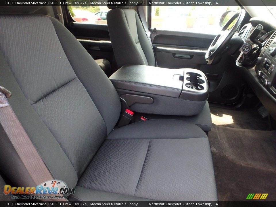 2013 Chevrolet Silverado 1500 LT Crew Cab 4x4 Mocha Steel Metallic / Ebony Photo #14