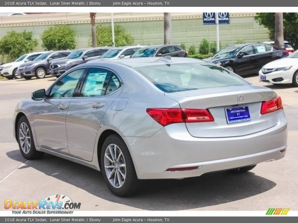 2018 Acura TLX Sedan Lunar Silver Metallic / Ebony Photo #5
