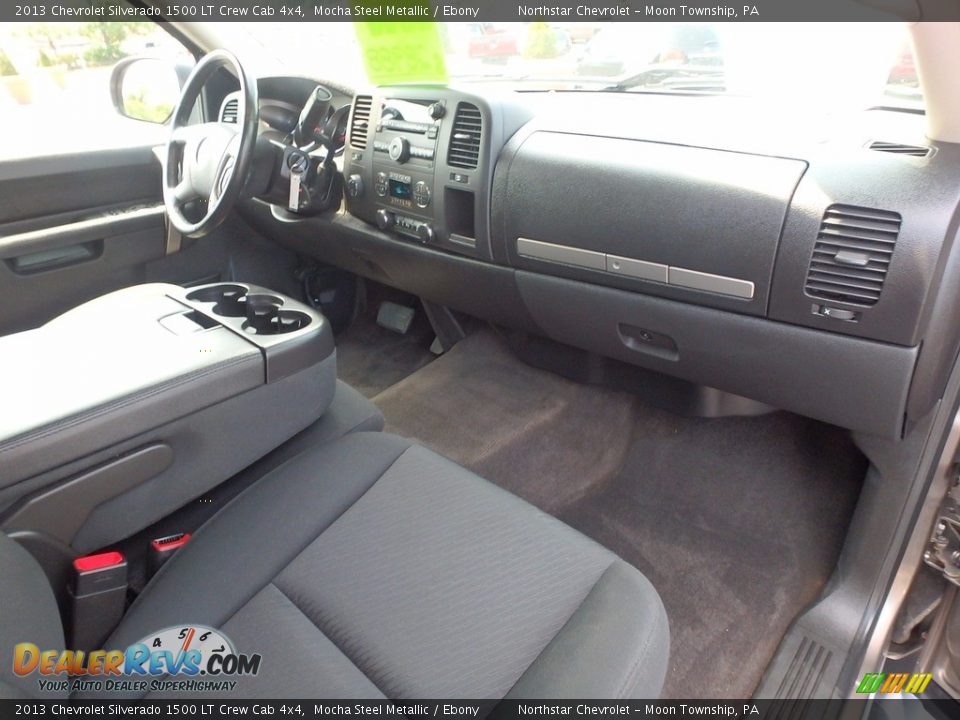 2013 Chevrolet Silverado 1500 LT Crew Cab 4x4 Mocha Steel Metallic / Ebony Photo #15