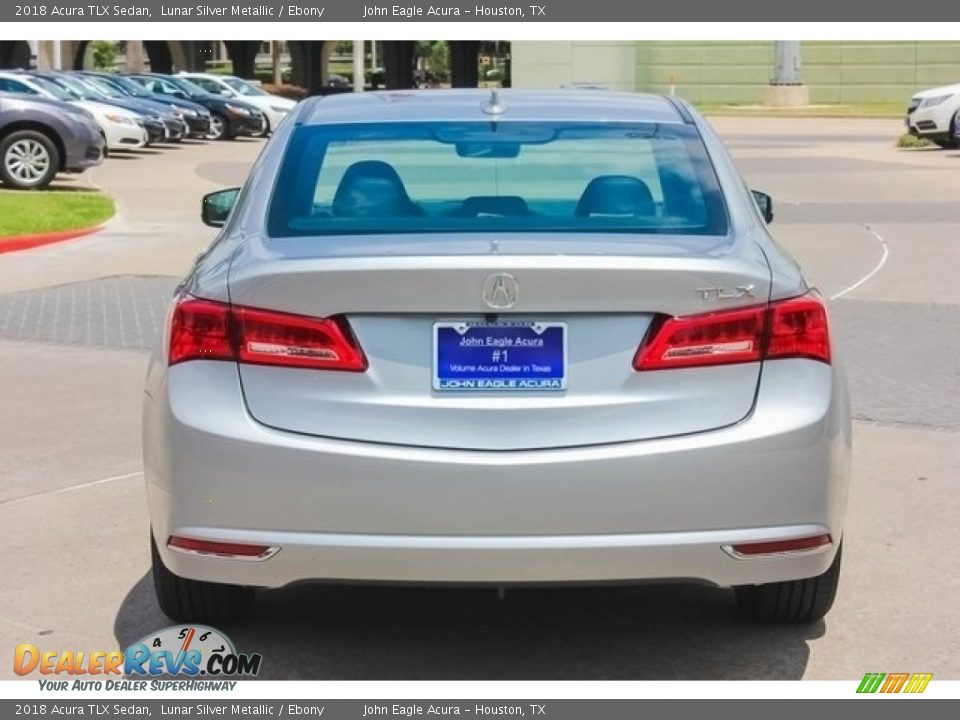 2018 Acura TLX Sedan Lunar Silver Metallic / Ebony Photo #6