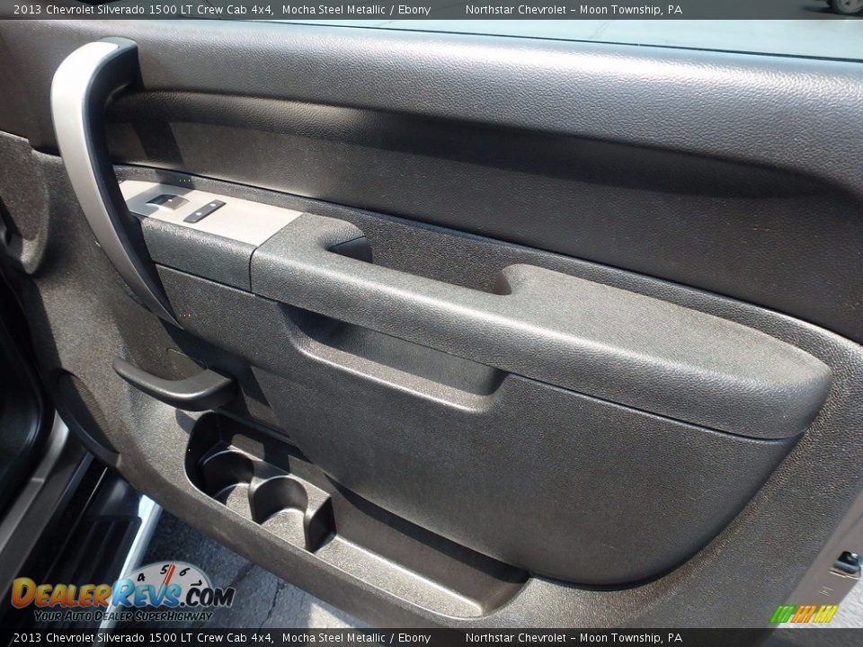 2013 Chevrolet Silverado 1500 LT Crew Cab 4x4 Mocha Steel Metallic / Ebony Photo #16