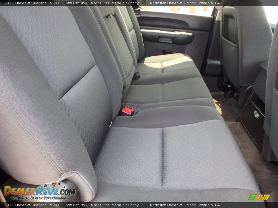 2013 Chevrolet Silverado 1500 LT Crew Cab 4x4 Mocha Steel Metallic / Ebony Photo #17
