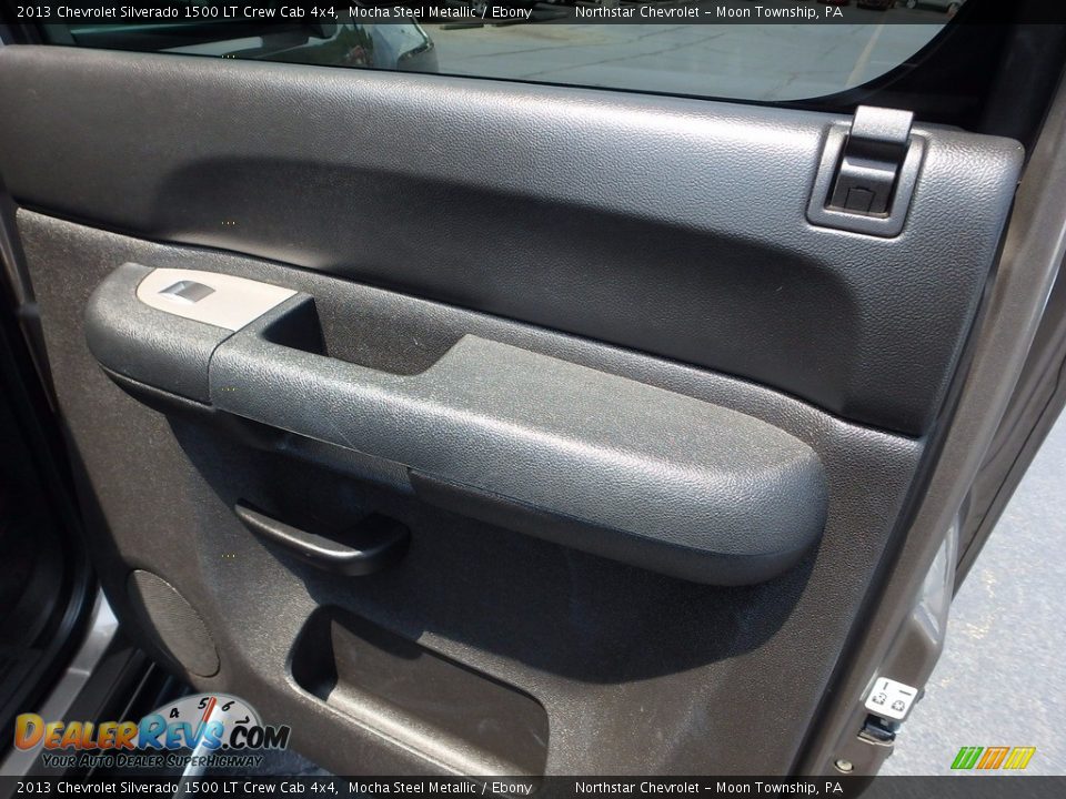 2013 Chevrolet Silverado 1500 LT Crew Cab 4x4 Mocha Steel Metallic / Ebony Photo #18