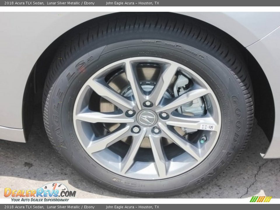 2018 Acura TLX Sedan Lunar Silver Metallic / Ebony Photo #11