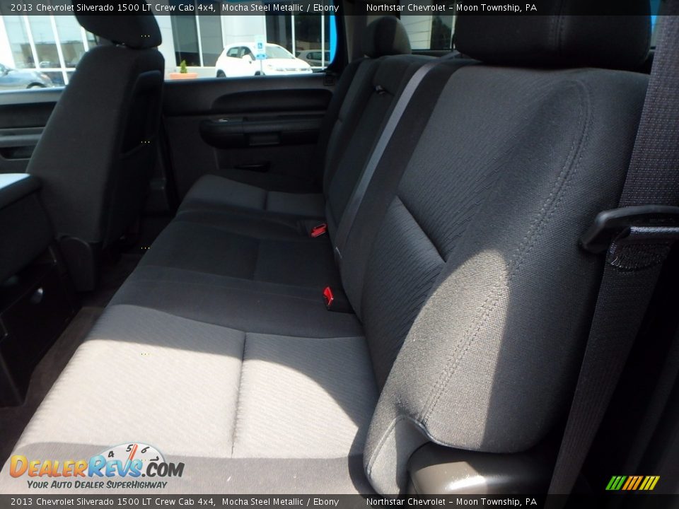 2013 Chevrolet Silverado 1500 LT Crew Cab 4x4 Mocha Steel Metallic / Ebony Photo #21