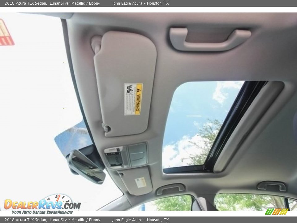 2018 Acura TLX Sedan Lunar Silver Metallic / Ebony Photo #14