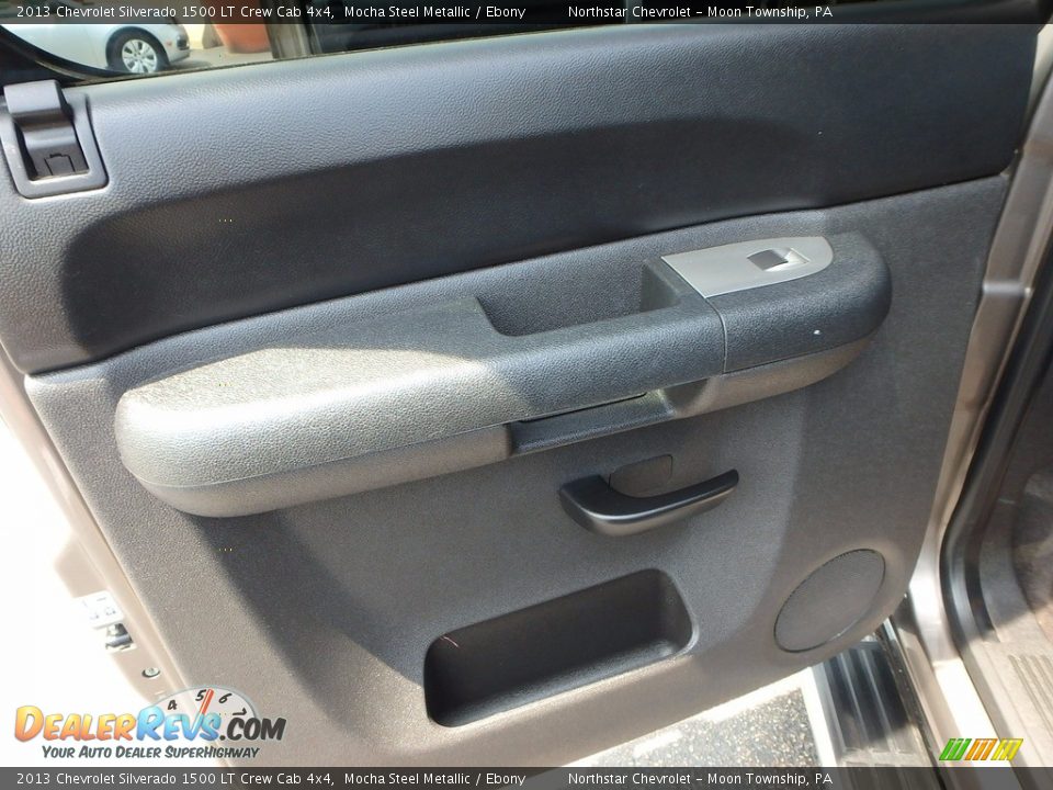 2013 Chevrolet Silverado 1500 LT Crew Cab 4x4 Mocha Steel Metallic / Ebony Photo #23