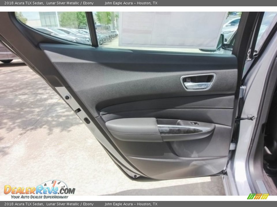 2018 Acura TLX Sedan Lunar Silver Metallic / Ebony Photo #16