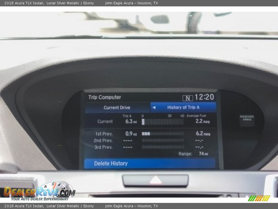 2018 Acura TLX Sedan Lunar Silver Metallic / Ebony Photo #27