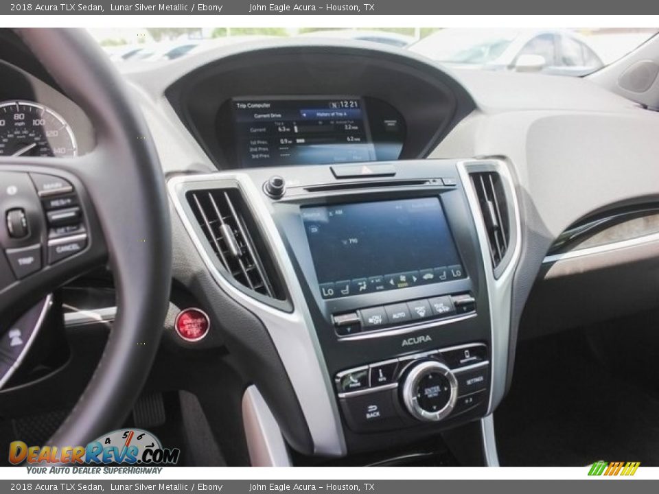 2018 Acura TLX Sedan Lunar Silver Metallic / Ebony Photo #32