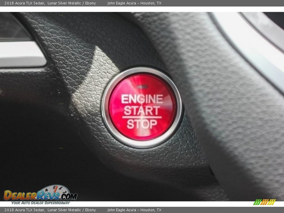 2018 Acura TLX Sedan Lunar Silver Metallic / Ebony Photo #35