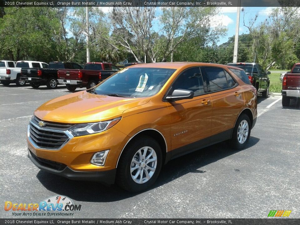 2018 Chevrolet Equinox LS Orange Burst Metallic / Medium Ash Gray Photo #1