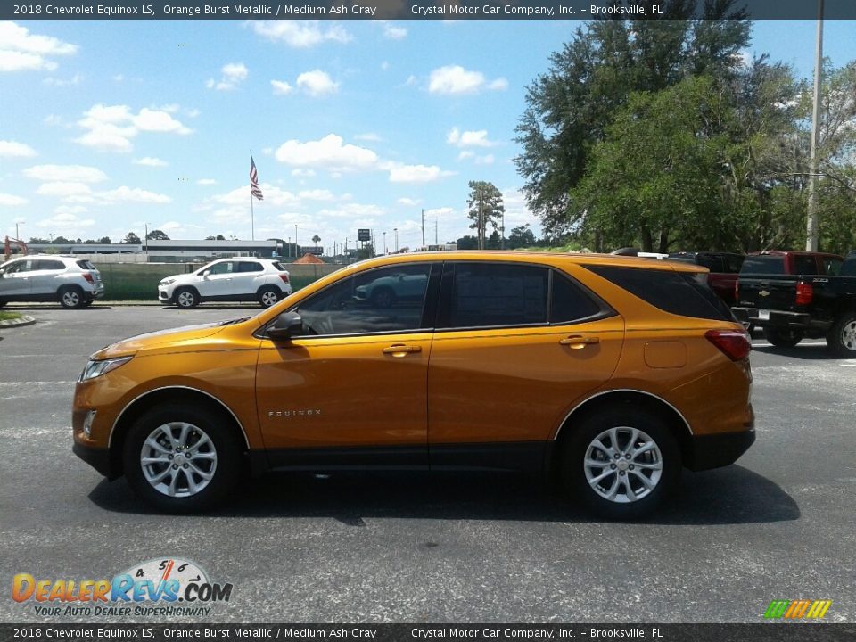 2018 Chevrolet Equinox LS Orange Burst Metallic / Medium Ash Gray Photo #2