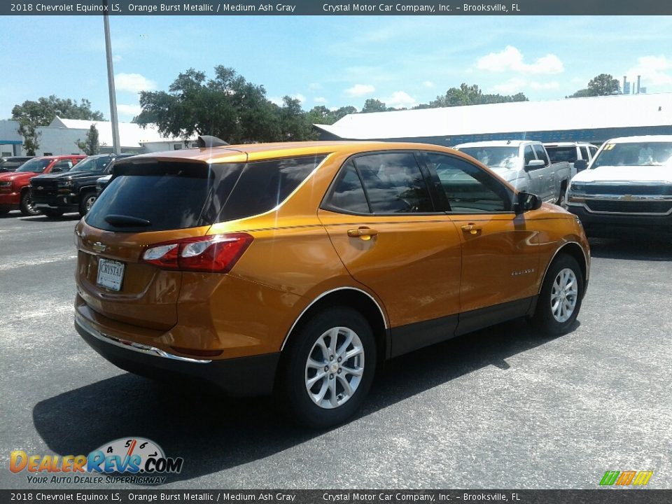 2018 Chevrolet Equinox LS Orange Burst Metallic / Medium Ash Gray Photo #4