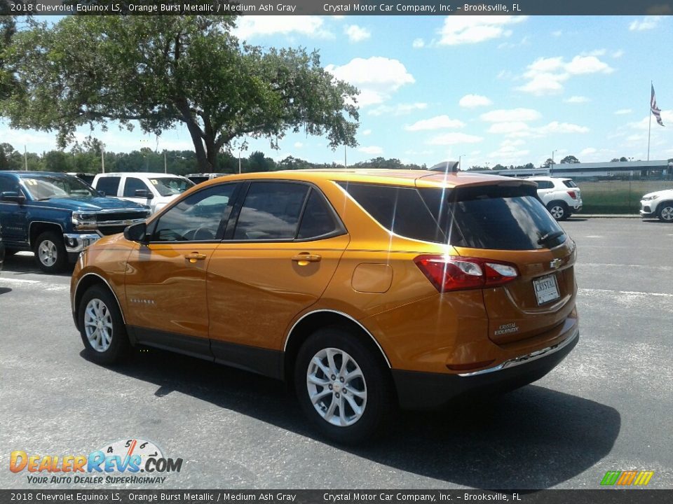 2018 Chevrolet Equinox LS Orange Burst Metallic / Medium Ash Gray Photo #5