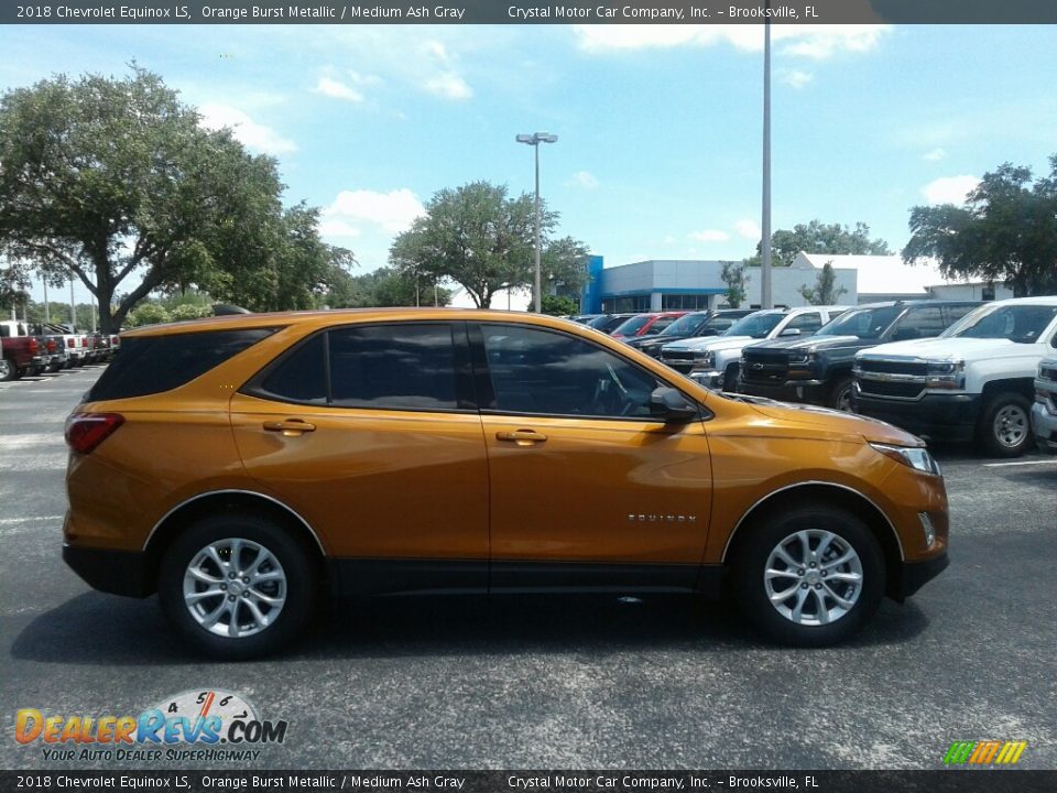 2018 Chevrolet Equinox LS Orange Burst Metallic / Medium Ash Gray Photo #6