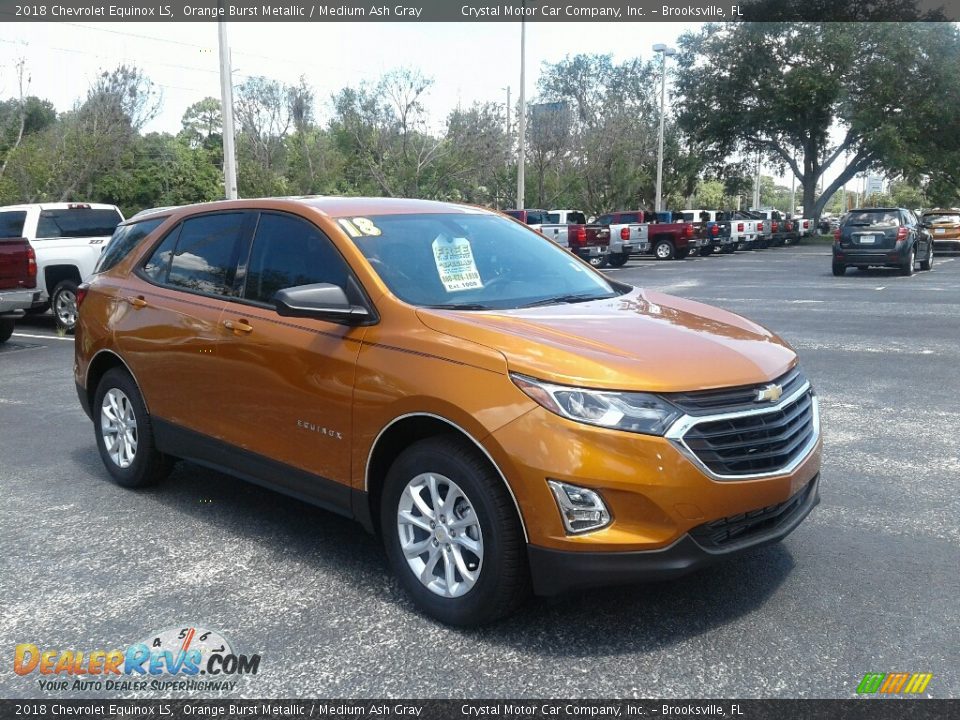2018 Chevrolet Equinox LS Orange Burst Metallic / Medium Ash Gray Photo #7