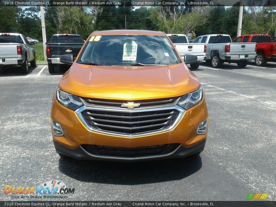 2018 Chevrolet Equinox LS Orange Burst Metallic / Medium Ash Gray Photo #8