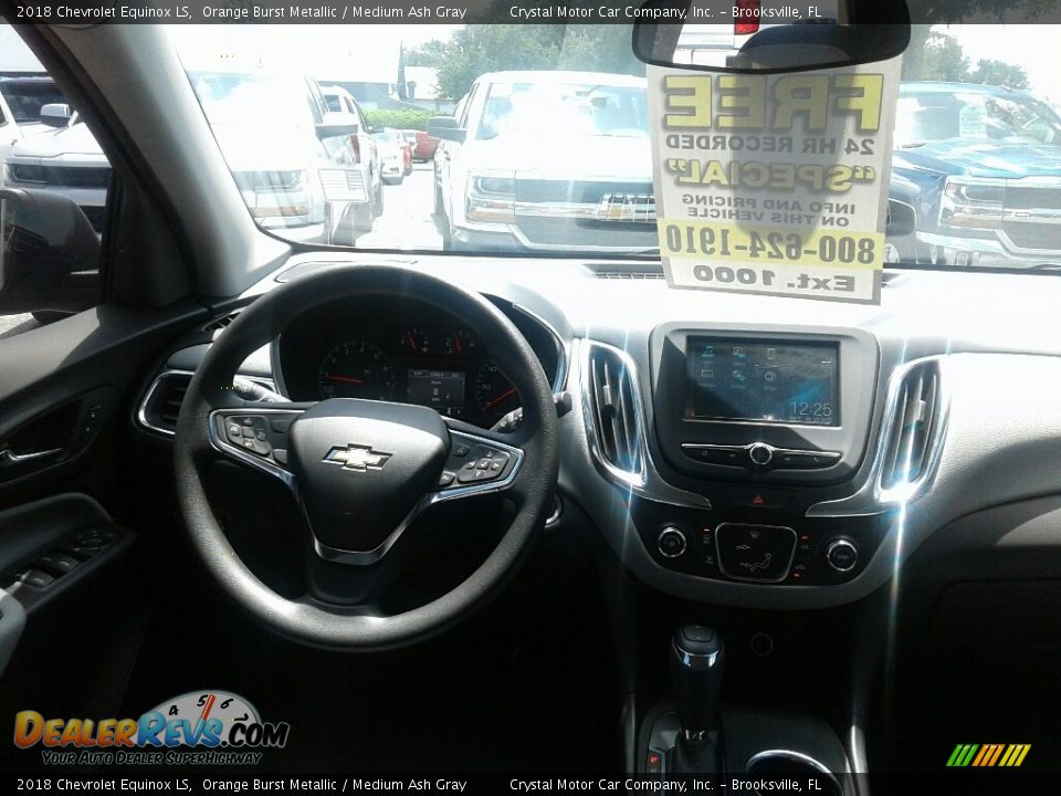 2018 Chevrolet Equinox LS Orange Burst Metallic / Medium Ash Gray Photo #13